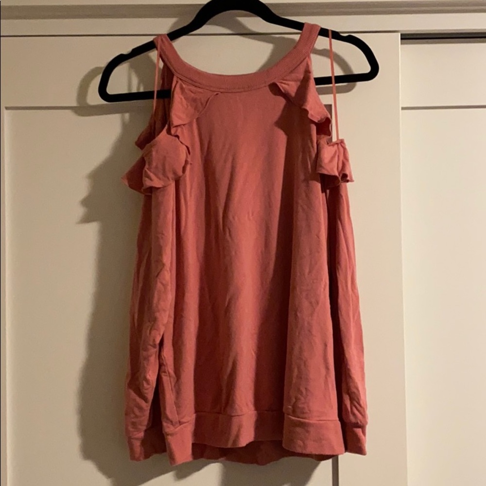 Cold shoulder sweatshirt
